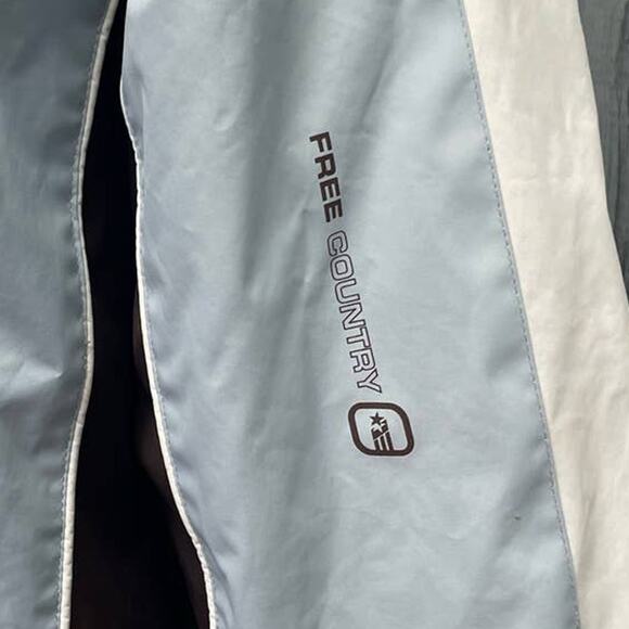 Radiance Free County Womens Large Long Full Zip Hooded Polyester Blend Coat - Picture 4 of 8